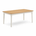 Table à manger rectangulaire en bois et plastique 150x90 cm